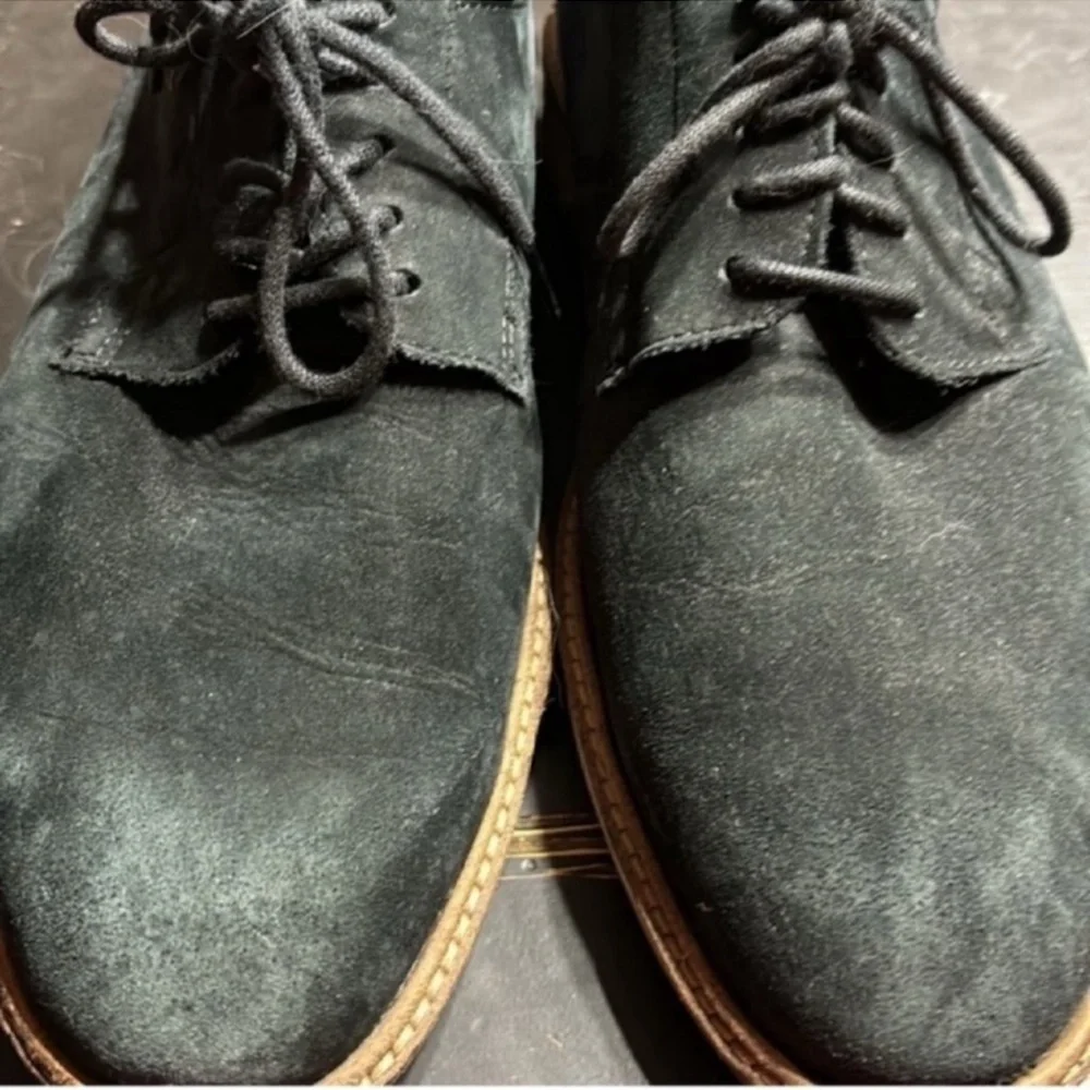 Ecco Men's Dark Suede Oxfords